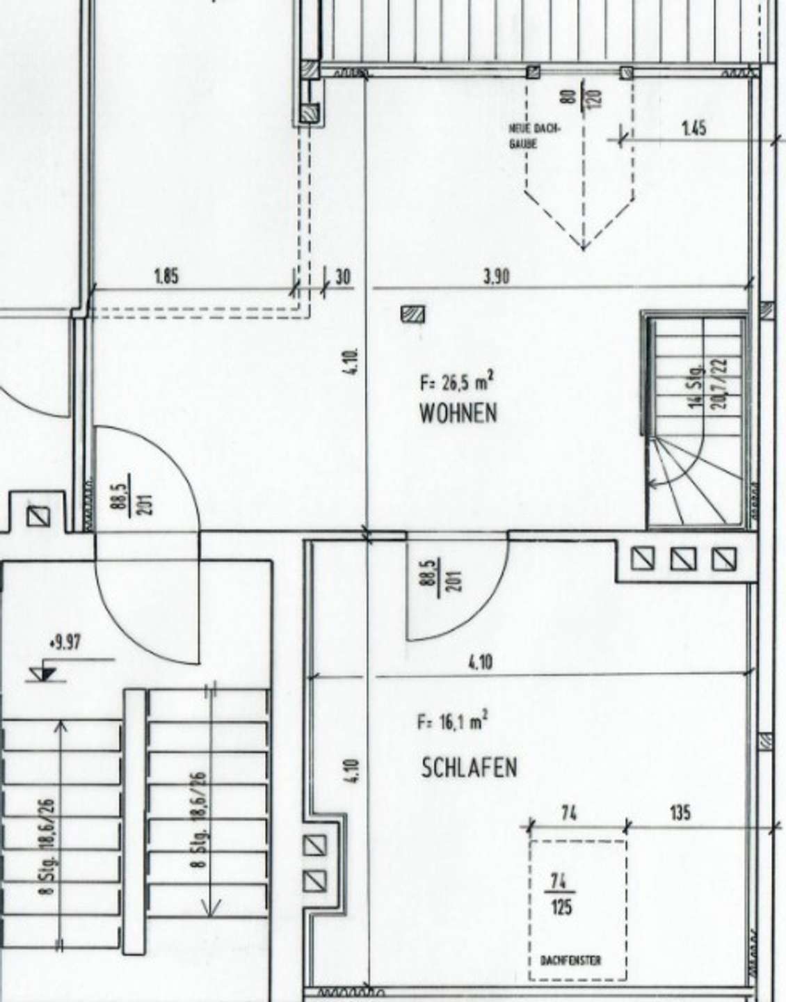 Grundriss Dachgeschoss